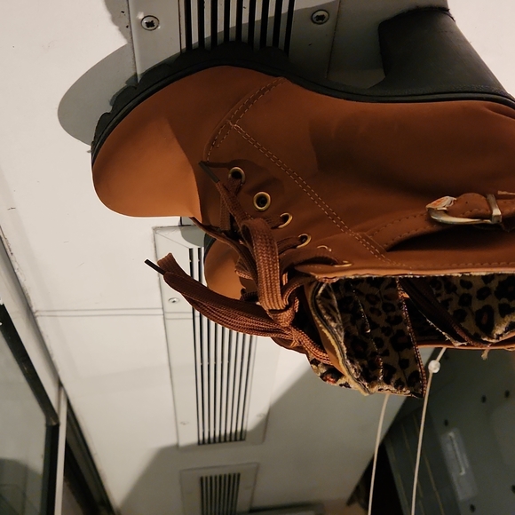 Brown boots leopard print insoles - Picture 3 of 3